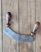 Victorian-Era Double-Handled Mezzaluna