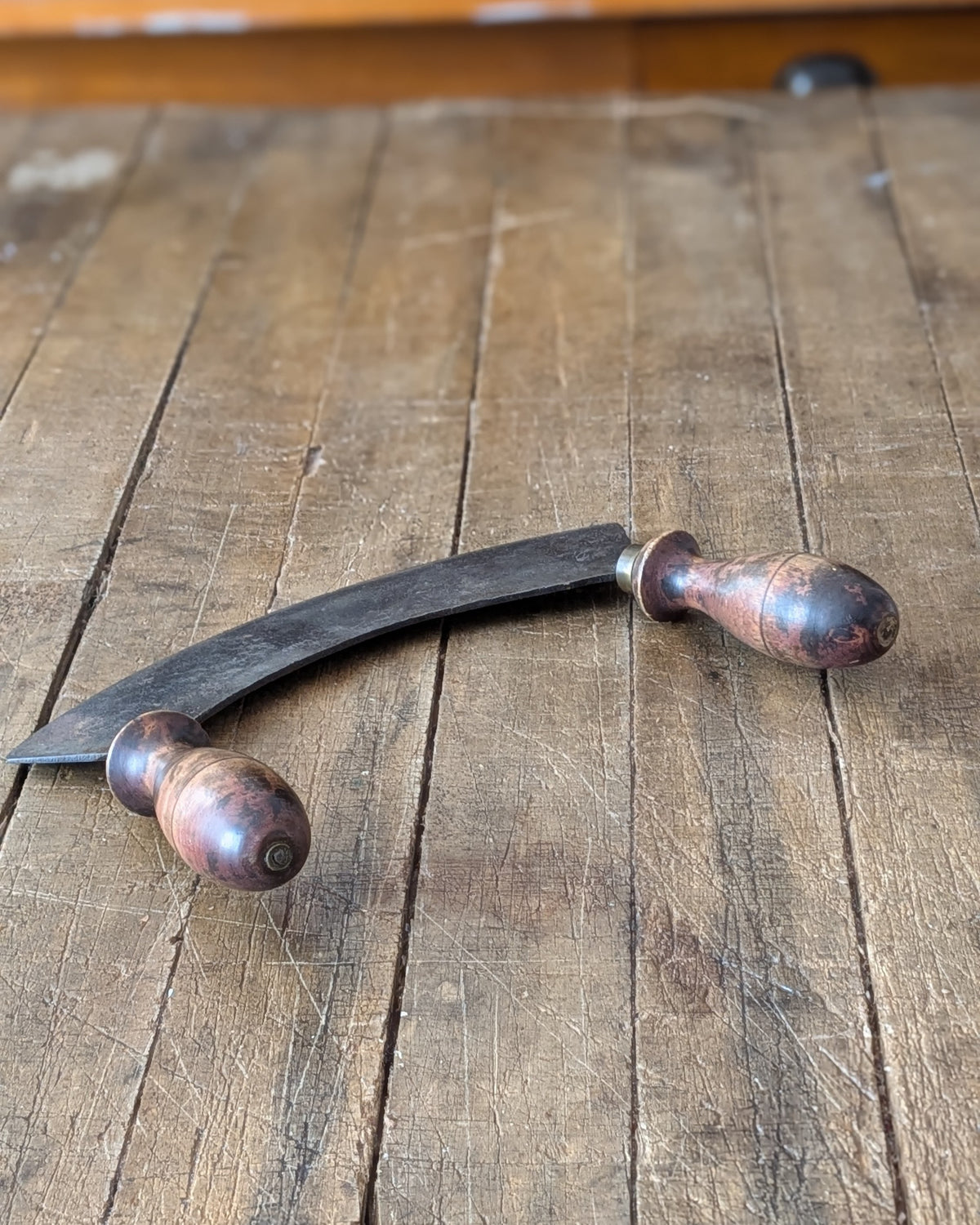 Victorian-Era Double-Handled Mezzaluna