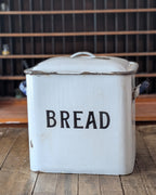 Vintage English Enamel Bread Bin