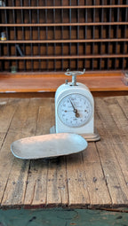 Salter's Improved Family Scale with Ironstone Body, c1910