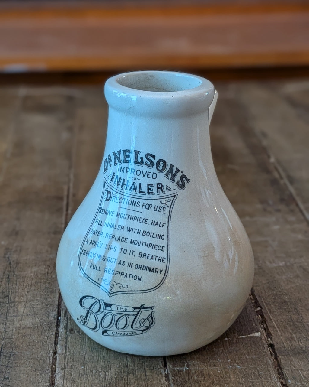 Ironstone Dr. Nelson's Improved Inhaler Branded for The Boots Chemists