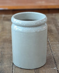 Rolled Lip Stoneware Jam Pot