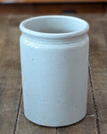 Rolled Lip Stoneware Jam Pot