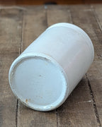 Rolled Lip Stoneware Jam Pot