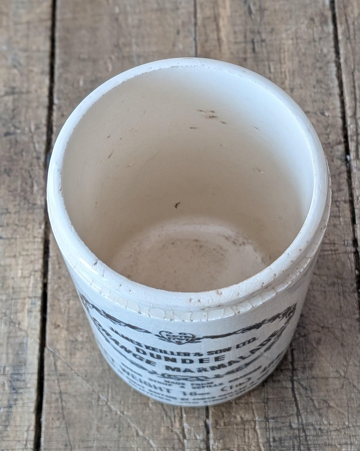James Keiller & Sons Dundee Marmalade Crock