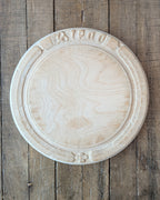 Antique Carved Wooden Breadboard "Bread"